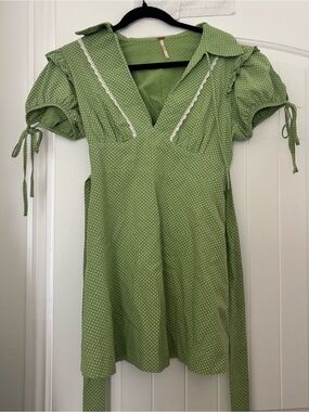 free people thea mini dress Free People Thea Mini Shirt Dress Pink Cinnamon Womens XS